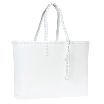 Carmen Sol Angelica Large Tote In White
