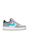 Nike Air Force 1 '07 Premium Men's Shoes In Pure Platinum/lt Blue Fury