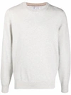 BRUNELLO CUCINELLI BRUNELLO CUCINELLI SWEATERS GREY