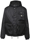 Prada Re-nylon Multi-pocket Jacket In Rosso