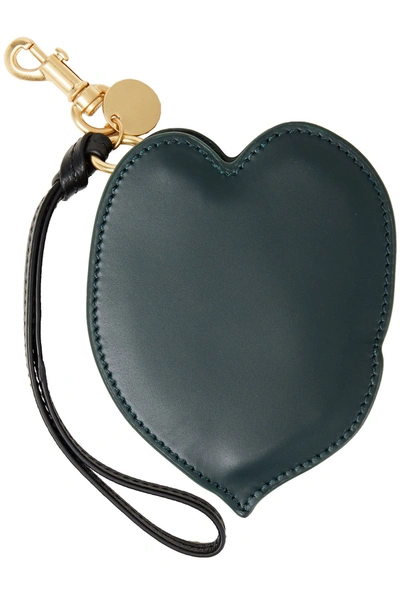 See By Chloé Studded Leather Coin Purse In Green