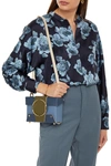 YUZEFI ASHER STUDDED TEXTURED-LEATHER SHOULDER BAG,3074457345626345188