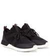 Moncler Black Emilia Sneakers In Black