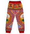 DOLCE & GABBANA PRINTED COTTON SWEATPANTS,P00592062