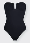 Eres Cassiopee Strapless U-hardware One-piece Swimsuit In 0093321e Waterpro
