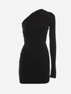 Dsquared2 One Shoulder Dress In Black