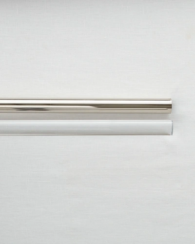 Misti Thomas Modern Luxuries Vault Curtain Rod, 8' In Gray
