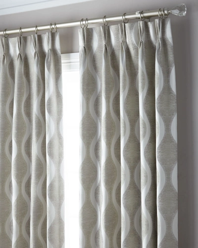 Misti Thomas Modern Luxuries 3-fold Pinch Pleat Wave Curtain, 96"