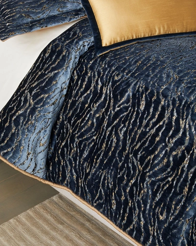 Olivia Quido Safari 3-piece King Comforter Set In Blue