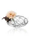 Orrefors Bloom Glass & Metal Round Vase