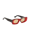 Loewe X Paula's Ibiza 49mm Rectangular Sunglasses