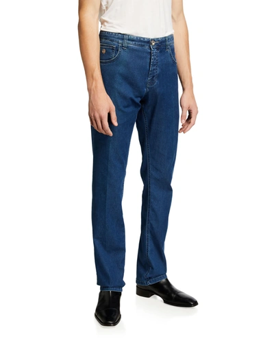 Stefano Ricci Men's Slim-fit Jeans In Light Blue