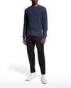 TOM FORD MEN'S SOLID CASHMERE-WOOL CREW SWEATER,PROD242530450