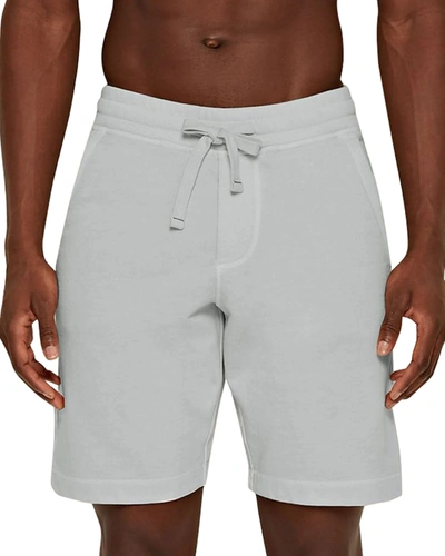 Orlebar Brown Frederick Washed Classic Fit Washed Sweat Shorts In Rock Salt