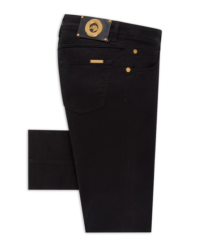 Stefano Ricci Men's Eagle Luxe Jeans In Black