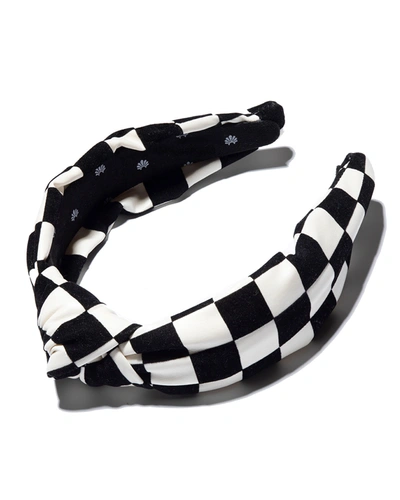 Lele Sadoughi Black and White Checkered Hair Accessory Amazon.com : 4Pcs Checkered Hair Claw Clips, Non-Slip Hair  main image 4