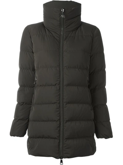 Moncler Petrea Quilted Puffer Coat, Black In Blue