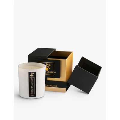 Elephant & Bamboo Sandalwood & Vanilla Scented Candle 300g