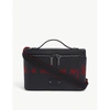 CHRISTIAN LOUBOUTIN WALK A MILE IN MY SHOES KYPIPOUCH ZIPPED LEATHER VANITY CASE,R03793420