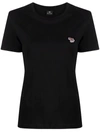 Ps By Paul Smith "zebra" T-shirt In Schwarz