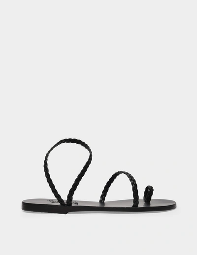 Ancient Greek Sandals Eleftheria Jelly Sandals In Black