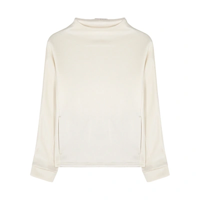Herno Ernina Off-white Jersey Sweatshirt