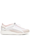 Ferragamo Pixie Panelled Low-top Sneakers In Pink
