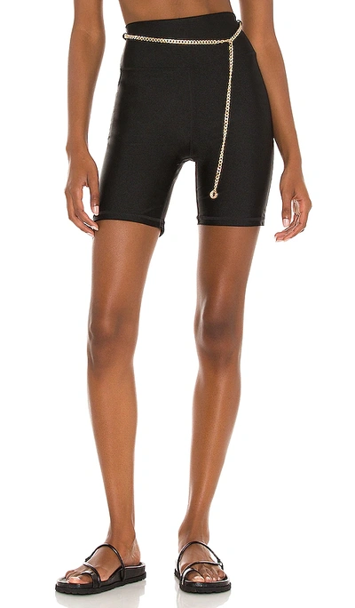 Weworewhat Chain Bike Shorts In Black