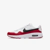 Nike Big Boys Air Max Sc Casual Sneakers From Finish Line In White,university Red,black