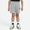 Nike Babies' Sportswear Tech Fleece Toddler Shorts In Dark Grey Heather