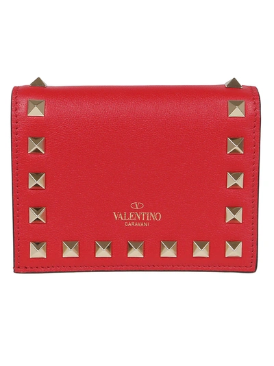 Valentino Garavani Women's Red Leather Wallet