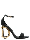 DOLCE & GABBANA DOLCE & GABBANA BAROQUE HEEL SANDALS