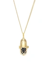 Capsule Eleven Capsule Crystal Pendant Necklace In Gold