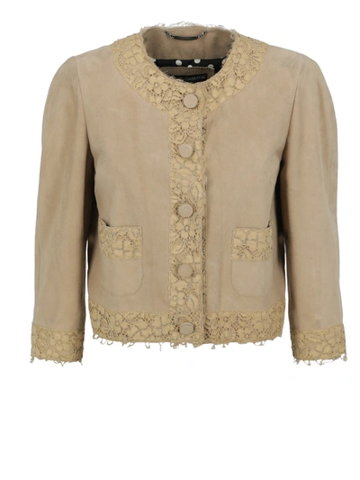 Pre-owned Dolce & Gabbana Clothing In Camel Color