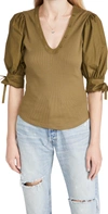 Ulla Johnson Pia Top In Olive