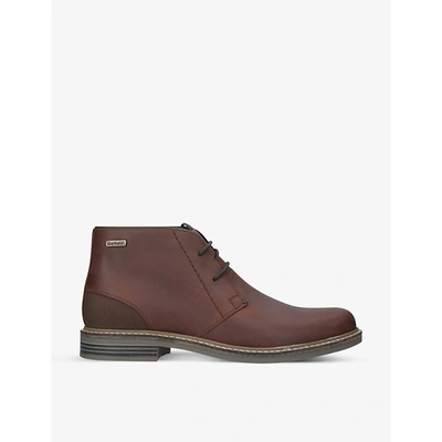 Barbour Readhead Leather Chukka Boots In Brown