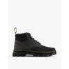 DR. MARTENS' RAKIM 6-EYELET LEATHER AND MESH ANKLE BOOTS,R03738498