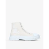 Viron Mens Beige 1982 High-top Recycled Canvas Trainers 6 In Beige