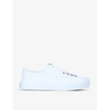 GIVENCHY CITY BRANDED LEATHER LOW-TOP TRAINERS,R03750160
