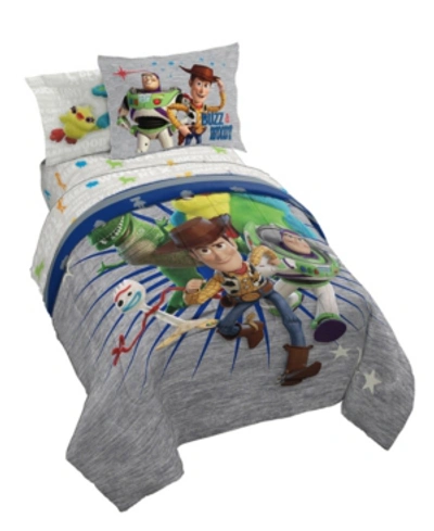 Toy Story All The Toys Full Bed Set, 5 Pieces Bedding In Multi-color