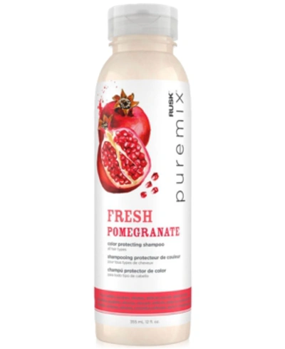 Rusk Puremix Fresh Pomegranate Color Protecting Shampoo, 12-oz, From Purebeauty Salon & Spa