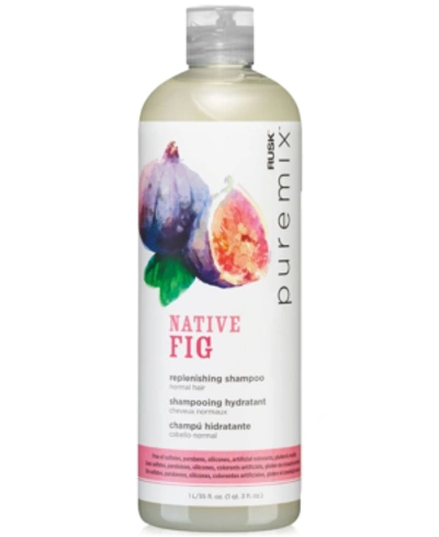 Rusk Puremix Native Fig Replenishing Shampoo, 35-oz, From Purebeauty Salon & Spa
