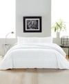 Dkny Chenille Stripe 3-pc. Comforter Set, King In White