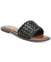 SAM EDELMAN WOMEN'S GERALDINE WOVEN STUDDED SANDALS WOMEN'S SHOES