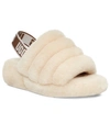 Ugg Fluff Yeah Faux Fur Slingback Sandal In Natural