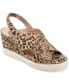 Journee Collection Women's Ronnie Wedge Sandals Women's Shoes In Multi