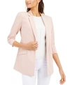 Inc International Concepts Women's Menswear Blazer, Created For Macy's In Pale Mauve