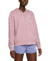 Nike Sportswear Gym Vintage Women's Full-zip Hoodie In Pink Glaze,sail