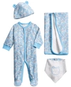 FIRST IMPRESSIONS BABY BOYS BEAR CAMO GIFT SET, CREATED FOR MACY'S
