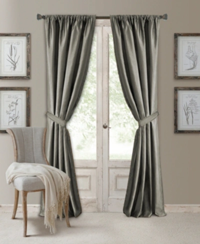 Elrene Versailles 52" X 95" Room Darkening Panel In Gray